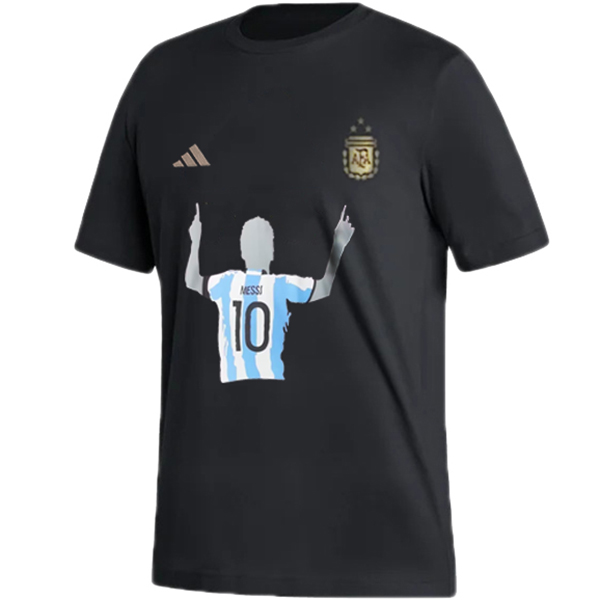 Argentina championship Messi jersey training soccer uniform men's sportswear football black kit tops sport shirt 2023